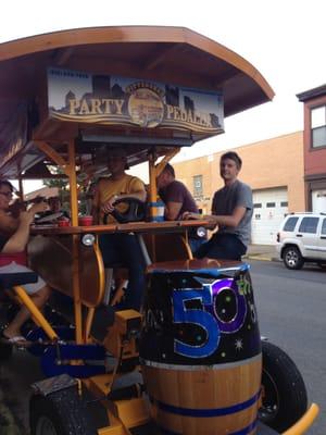 Pedaling the Strip