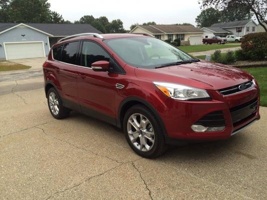 My new Ford Escape from Great Lakes Ford! Love every thing about it! No regrets!