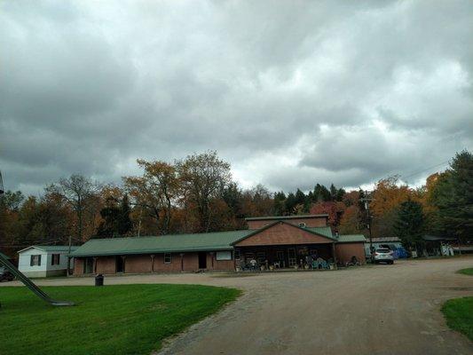 General store - & - check in.