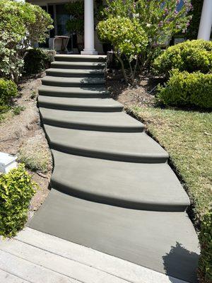 Bullnose steps done in Westlake Village, Ca.