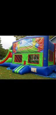 Slide bounce house