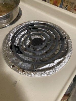 One of stove burners not working