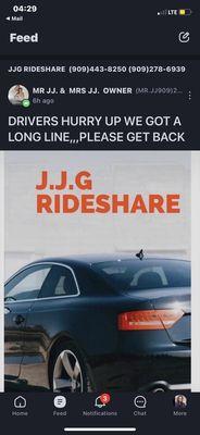 JJG  Taxi Rideshare