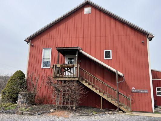 Entrance to tasting room