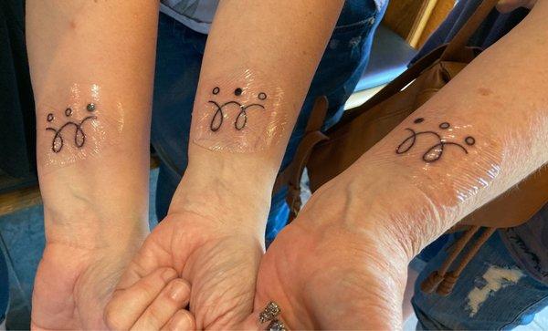 Matching tattoos