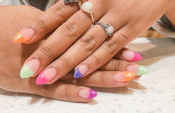 Colorful spring/summer nails