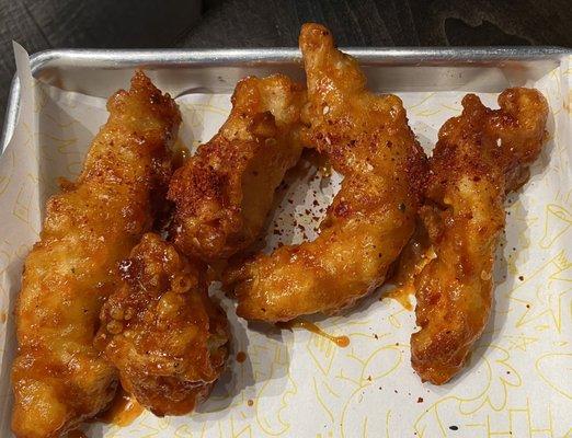 Spicy chicken fingers