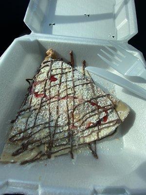 Strawberry Nutella crepe :)