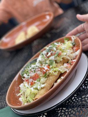 Flautas plate