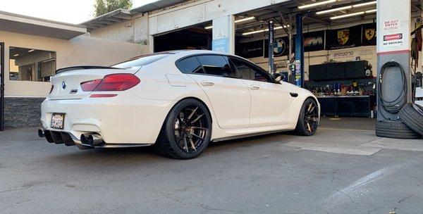 2015 BMW M6 Competition package rims and tires upgrade