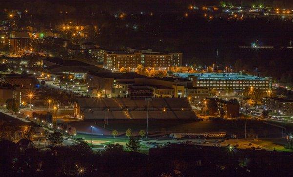 University of Wisconsin - La Crosse view from the bluff