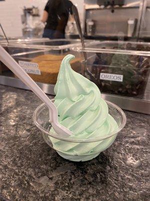 Pistachio soft serve