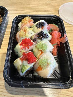 Fancy Rainbow Roll