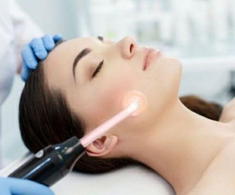 HIGH FREQUENCY
 IS INCLUDED IN OUR ACNE & DEEP CLEANSING facials~