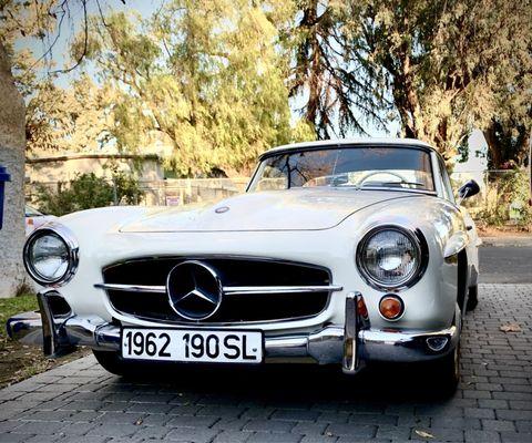 62 Mercedes 190SL Nadav helped with and did a fantastic job