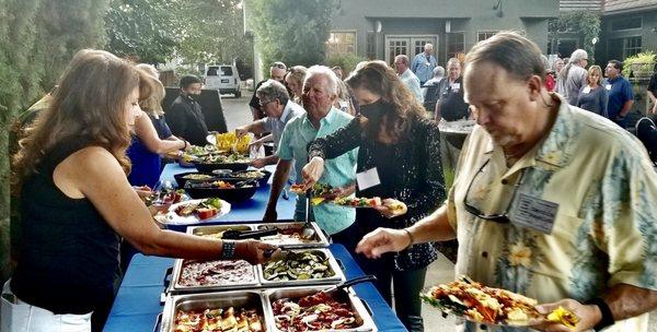 Lincoln High Class of '72 digging the Italian Touch menu. Molto Bene!