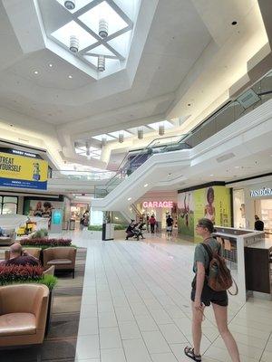 Mall center walking area.