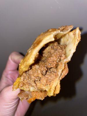 Beef & Maduros empanada