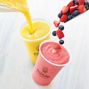 FRESH, NEVER FROZEN! COME TRY A SMOOTHIE MADE THE RIGHT WAY!