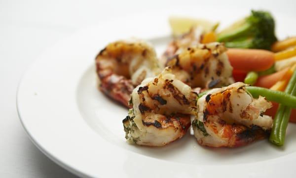 Grilled Colossal Prawns