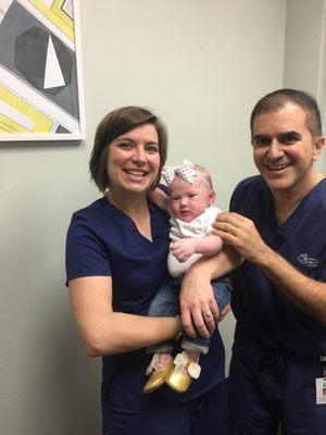 Our ICSI IVF baby with the amazing team!