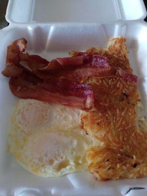 Bacon and eggs