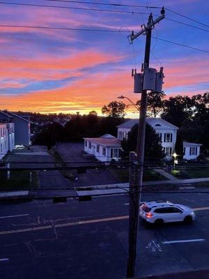 Our View of Guest House top floor.