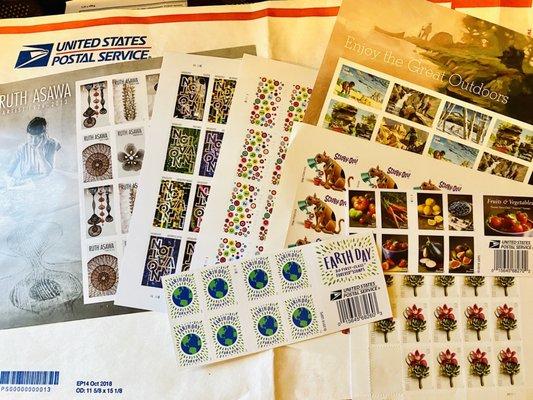 Great selection of stamps!