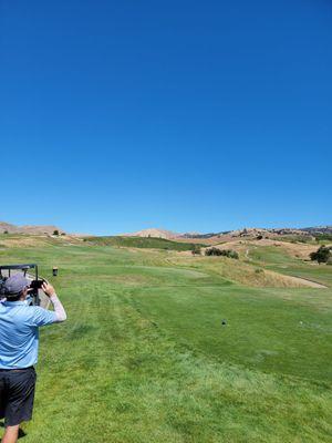 Zinfandel greens had maybe a dozen deep lines going across the entire green which made hitting any type of pure putt impossible.