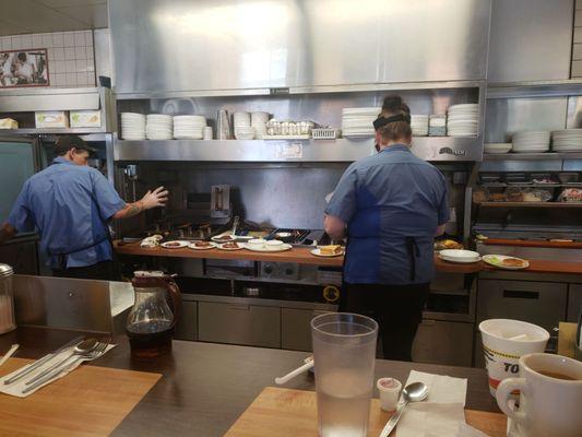 Bar area Grill Ninjas hard at work!