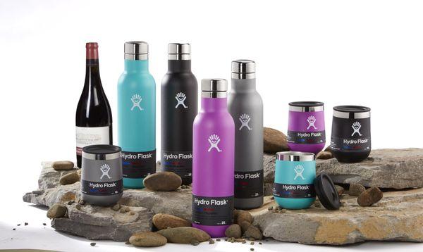 Hydroflask's new bottles and wine glasses, a gift worth giving!