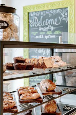 Delicious fresh pastries available daily.