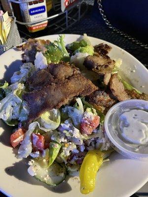 Greek Salad with Lamb (1/2 size)