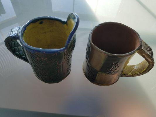 Cups I and my girlfriend made