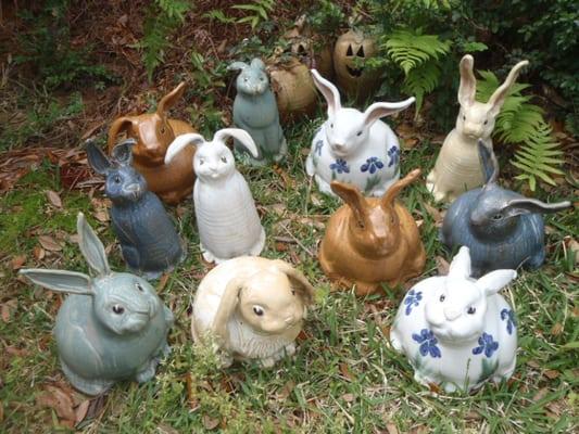 A selection of our Easter rabbits.