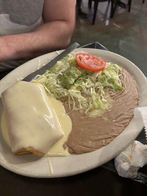 Chimichanga meal