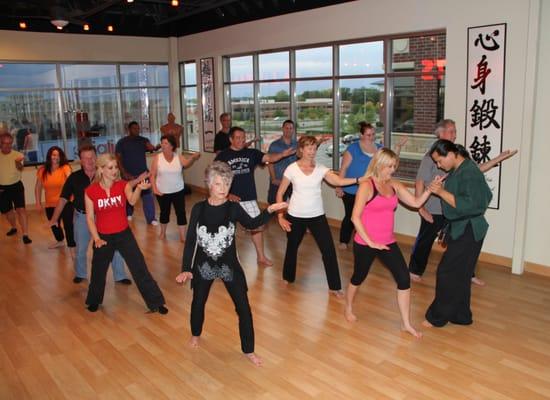 Tai Chi classes offered upstairs