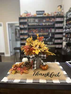 Thankful for all our amazing guests and all the fall vibes!