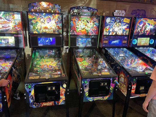 Cool pinball machines !