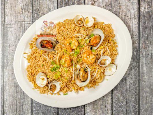 Chaufa de mariscos
 Seafood Fried rice