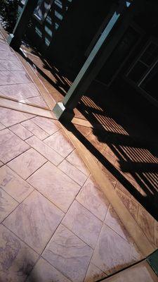 Stamped concrete