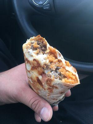 This is the way a burrito is supposed to look!!!