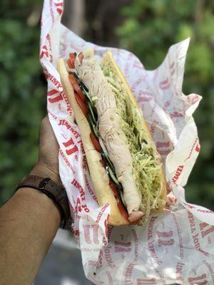 Now this is a sandwich! Country Club, added sprouts.