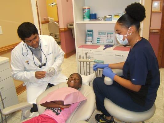 Happy Patient in Dental Chair