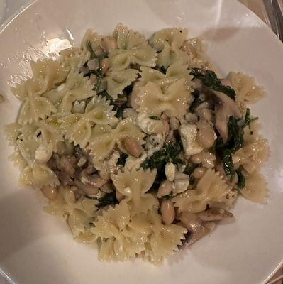 Farfalle con Spinaci