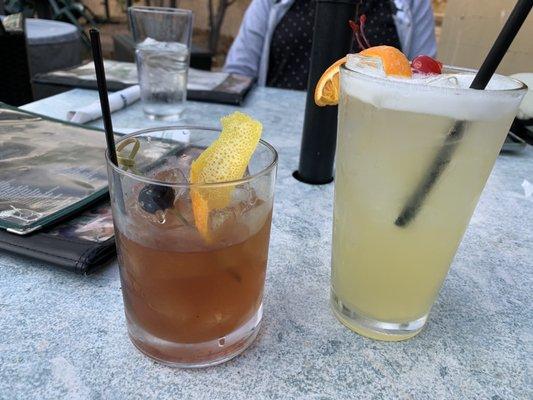 Celtic punch and old fashioned.