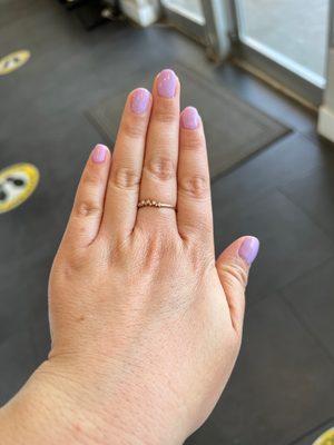 Manicure of the lavender