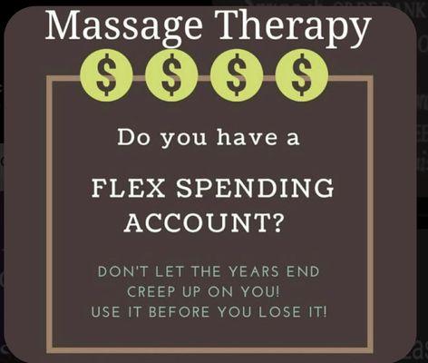 Don't let the 2020 end and take your hard earned money! Massage is a great way to reward yourself. Get scheduled today!