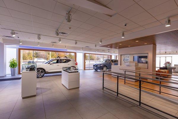 Showroom at Volvo Cars Bridgewater