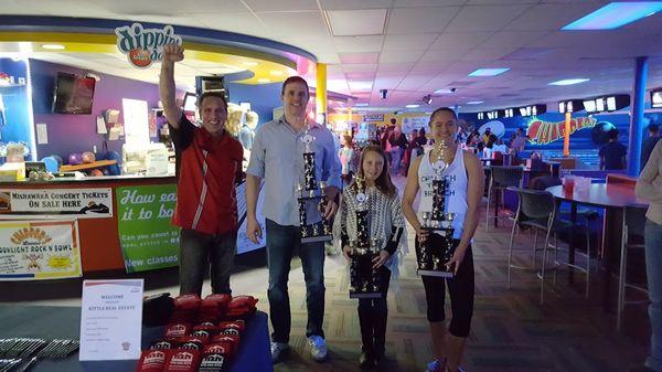 Winners at Kittle Real Estate's annual bowling customer appreciation event